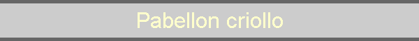 Pabellon criollo